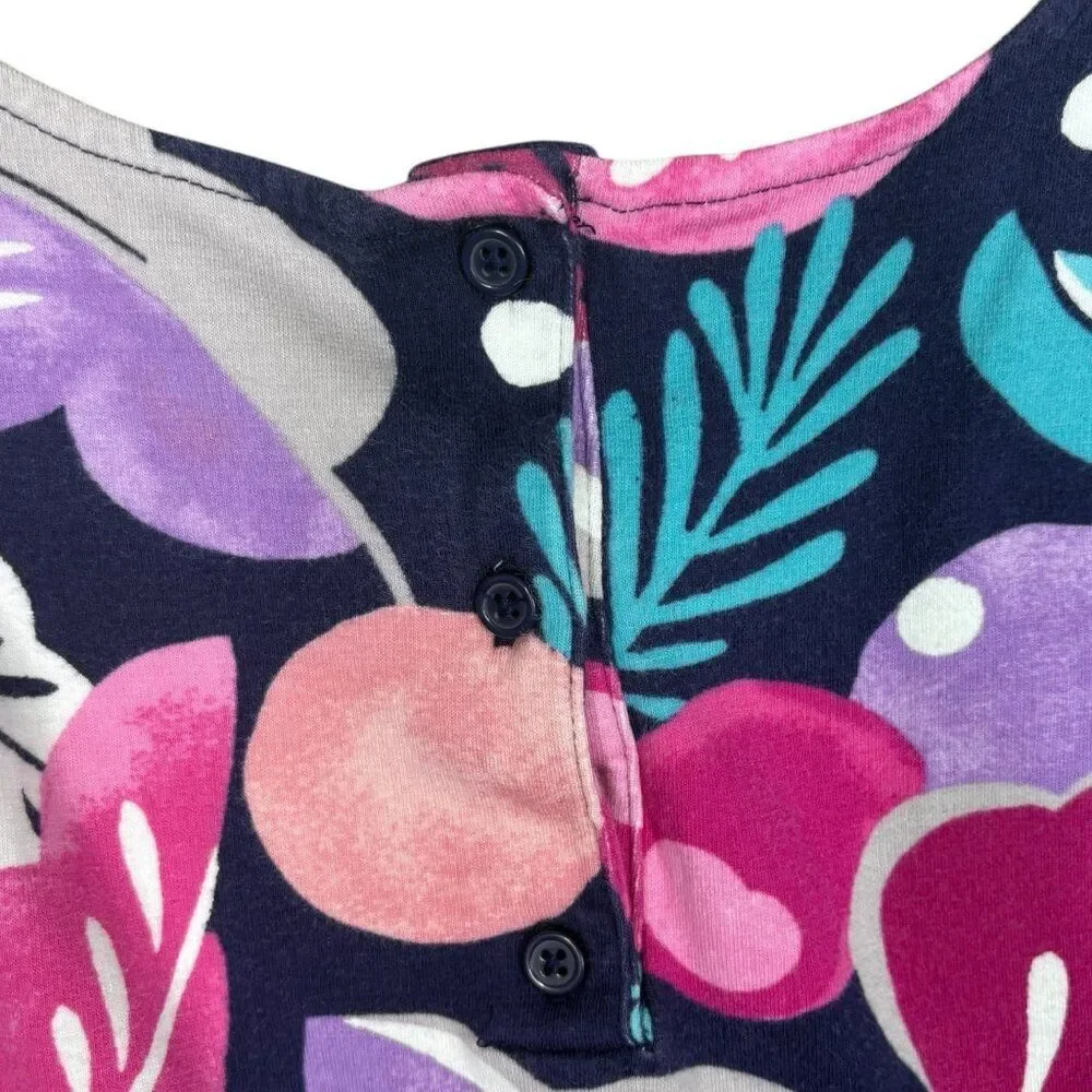 Gymboree Floral Dress Black to Blooms Size 8